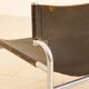 "SZ12" armchair in brown leather by Walter Antonis for Spectrum 60's