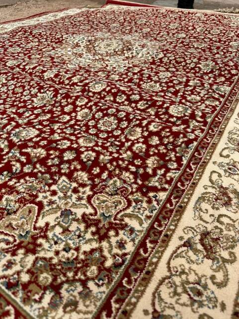 Oriental house rug with patterns