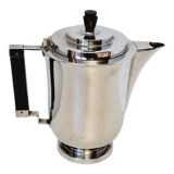 Old tea maker art deco metal and wood