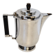 Old tea maker art deco metal and wood