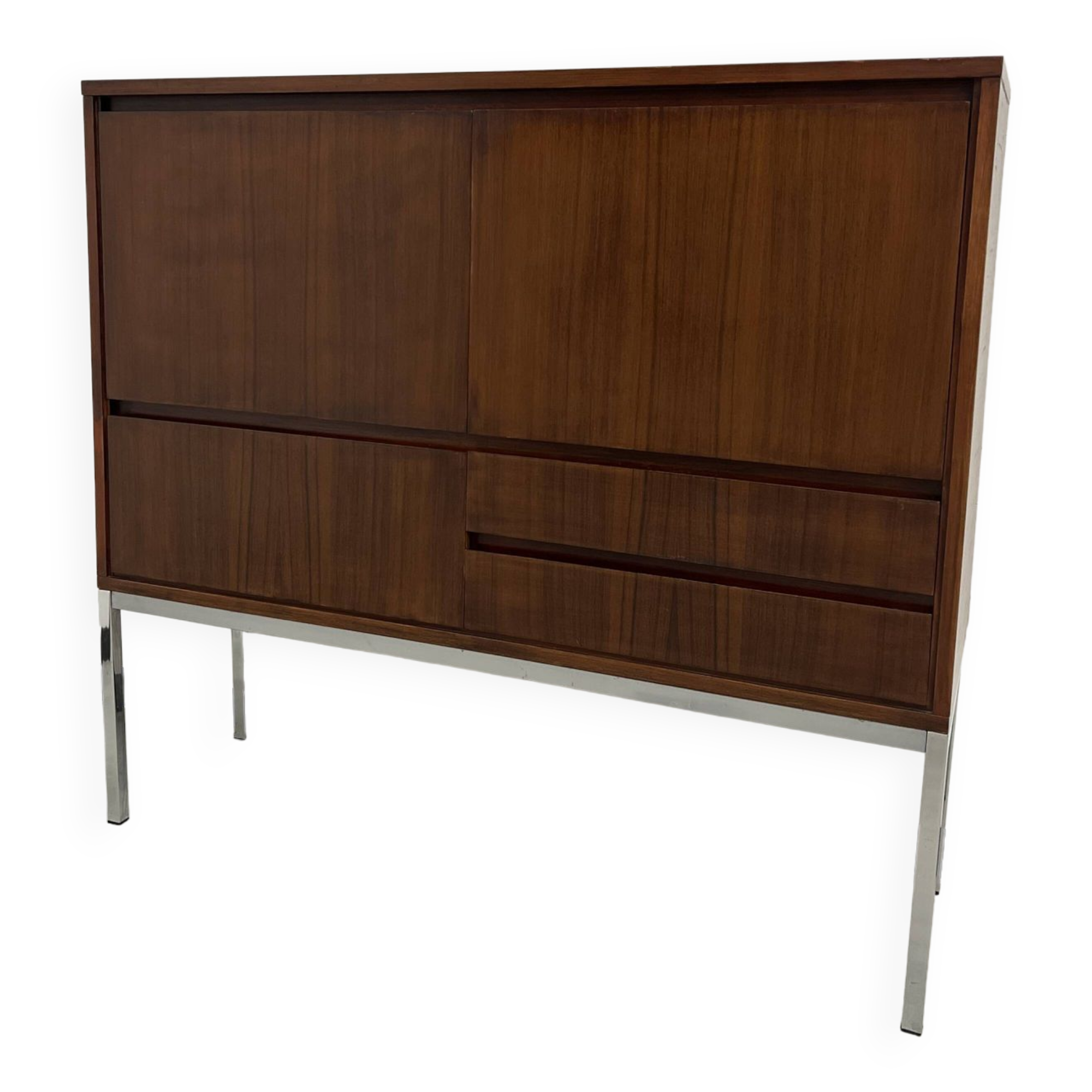 African rosewood drink cabinet, circa 1950