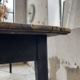 2m pine and oak farmhouse table