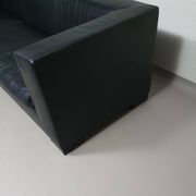 Wittmann leather sofa Camin by Paolo Piva