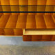 Suspended console in wood by La Permanente Mobili Cantù, 1950s
