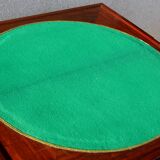 Antique Louis XVI solid mahogany game table, good condition, portfolio model