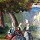 Pont-Aven, Chapel of Trémalo, around 1930. Oil on canvas monogrammed.