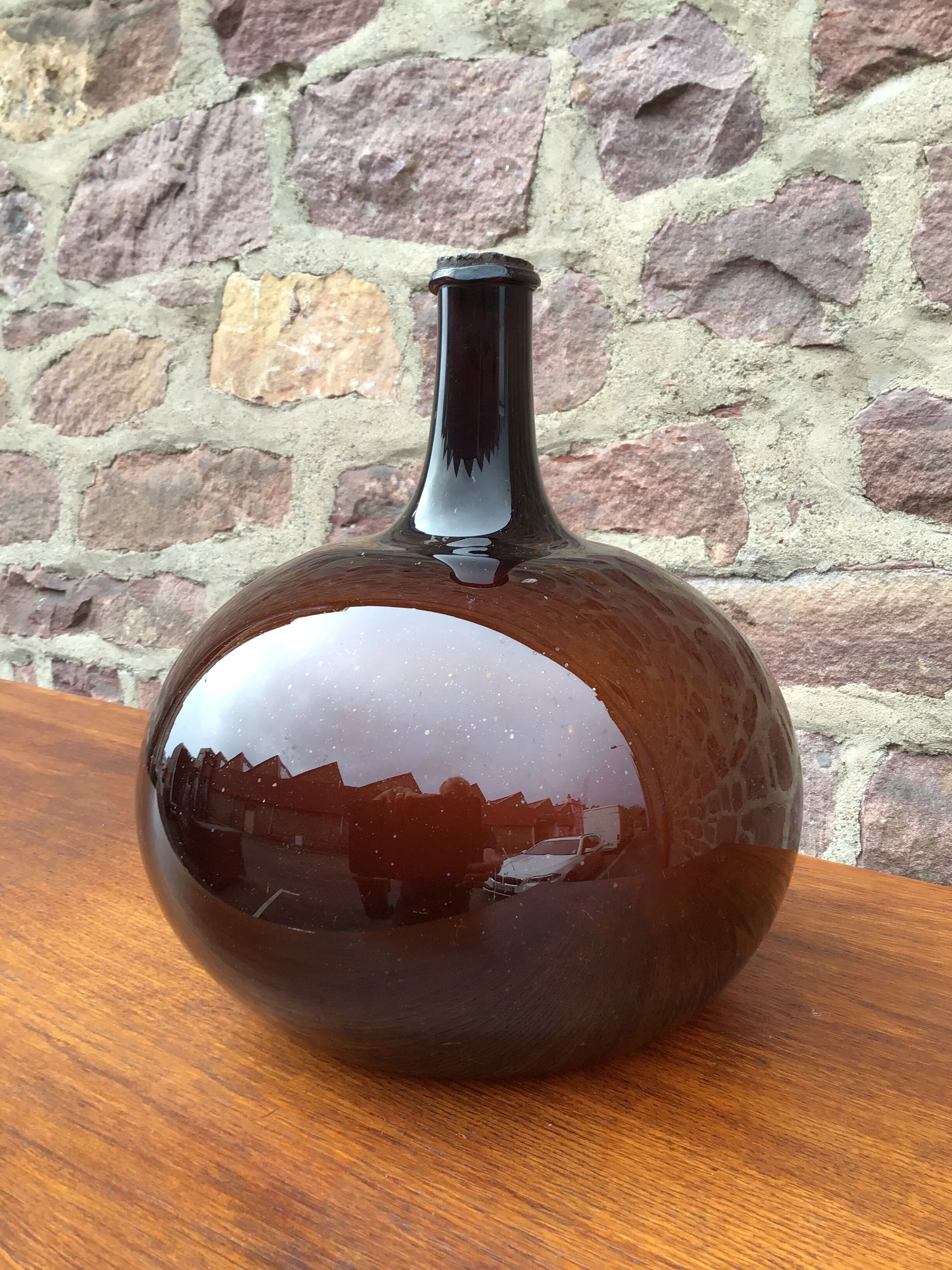 Demijohn Amber Brown 19th