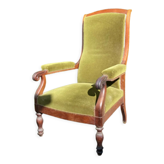 Green Voltaire armchair