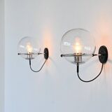 Frank Ligtelijn 'Raindrop' sconces RAAK The Netherlands 1970