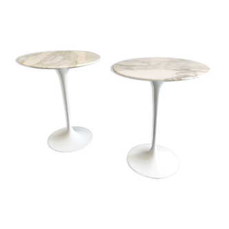 Pair of side tables by Eero Saarinen, Knoll international edition