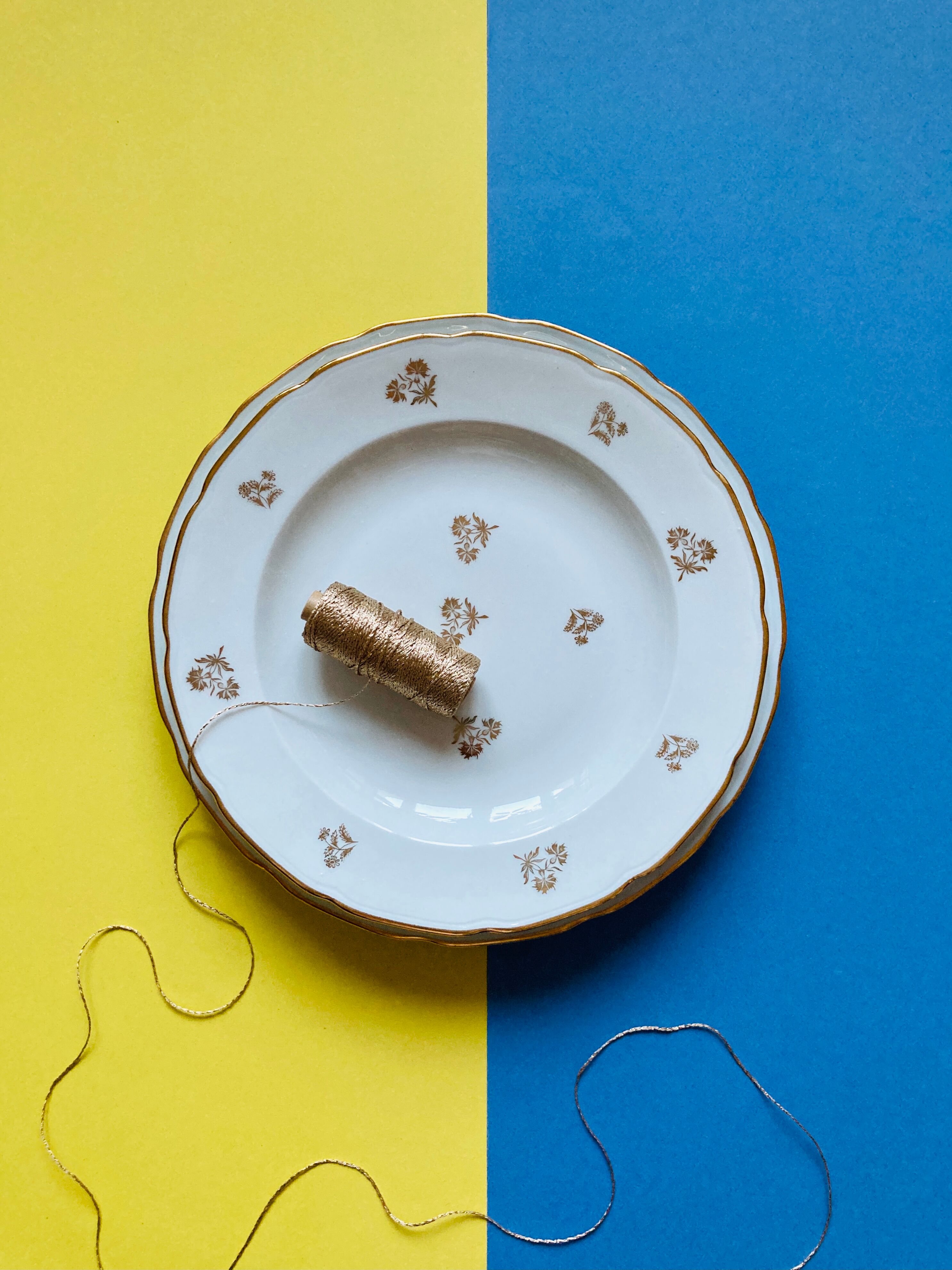 Lot 6 hollow plates, white Limoges porcelain