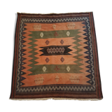 Moroccan kilim carpet (atlas), 130x141cm, handmade 100% wool