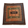 Tapis kilim marocain atlas 130x141cm fait main 100% laine