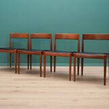 Set of four teak chairs, Danish design, 1970s, designer: Kai Kristiansen, m