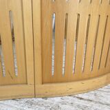 Large curved beech screen from the 80s