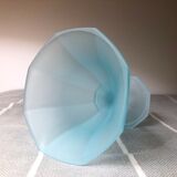 Vintage frosted blue ice cups