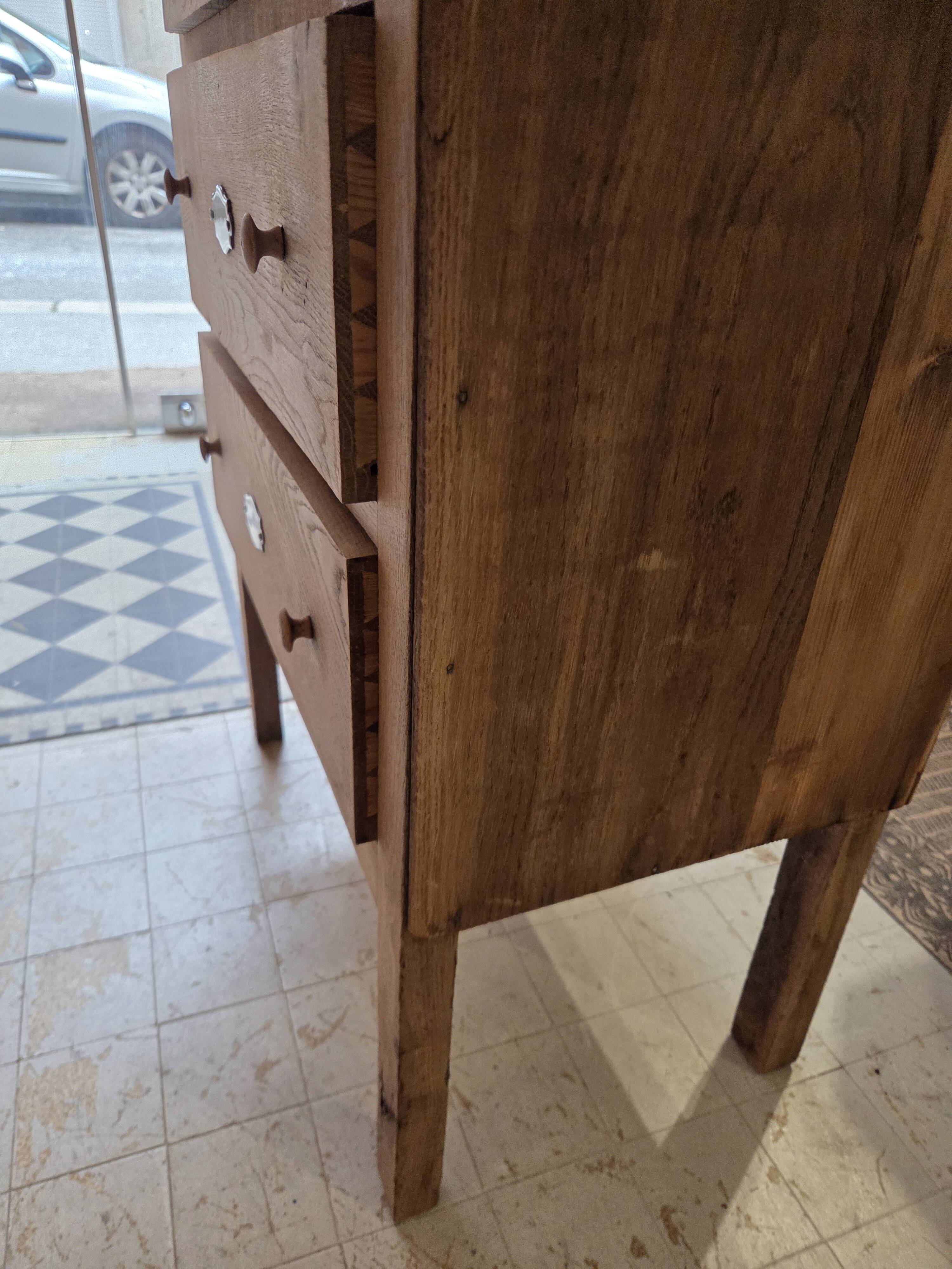 furniture with enamel plaque