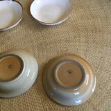 Lot of 5 soup plates