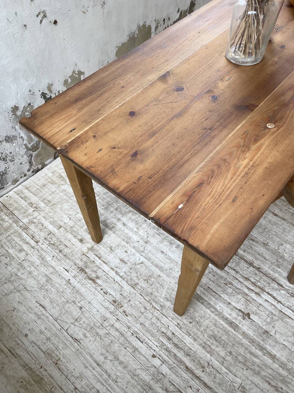 2m pine farm table