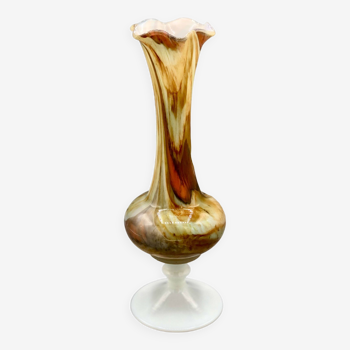 Murano style opaline vase