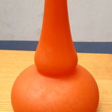 Soliflore vase in glass paste signed Daum Nancy