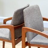 Set of 6 Danish “Knife Chairs” by K.S, 1960s