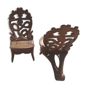 Paire de fauteuils en
