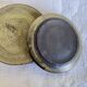 Set of 6 dessert plates in brutalist stoneware from the 1970s.