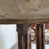 Medieval Gothic round table high period castle