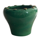 1940s glazed ceramic pot