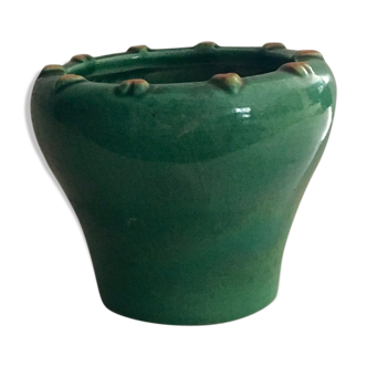 1940s glazed ceramic pot