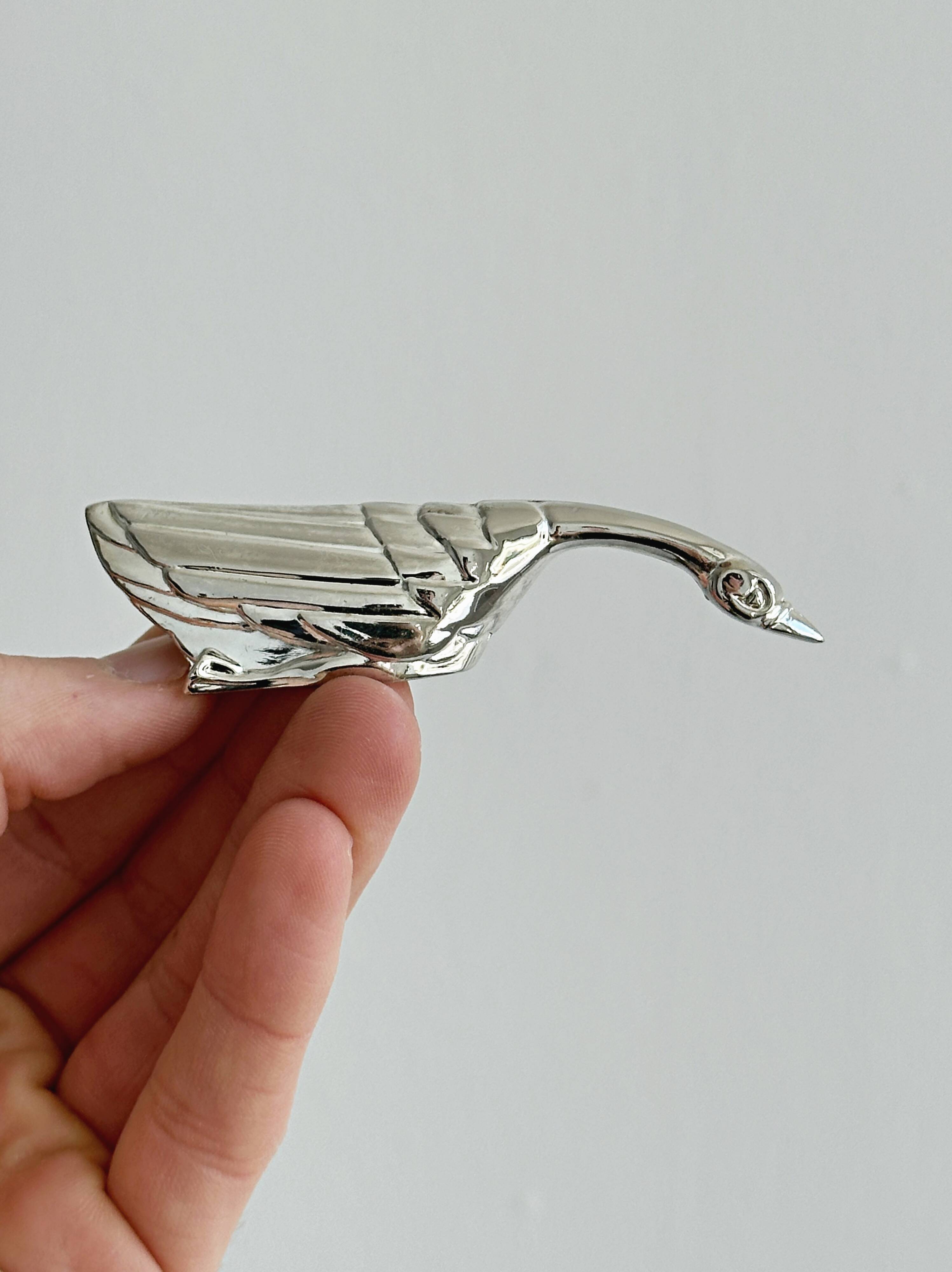 knife holder goose set of 6 metal