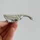 knife holder goose set of 6 metal