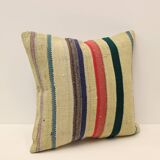 Turkish kilim cushion,40x40 cm,k-1308