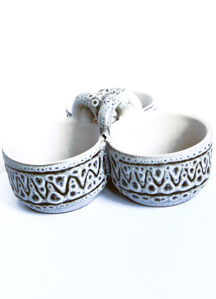 Coupelle servant 3 compartments of Jean Austruy, Vallauris