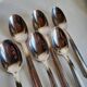 6 Silver-Plated Metal Table Spoons by DAM