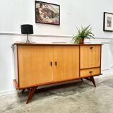 Vintage compass foot sideboard