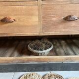 Large antique sideboard with 12 drawers