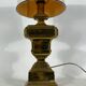 Vintage Large Italian Solid Brass table lamp from 50s