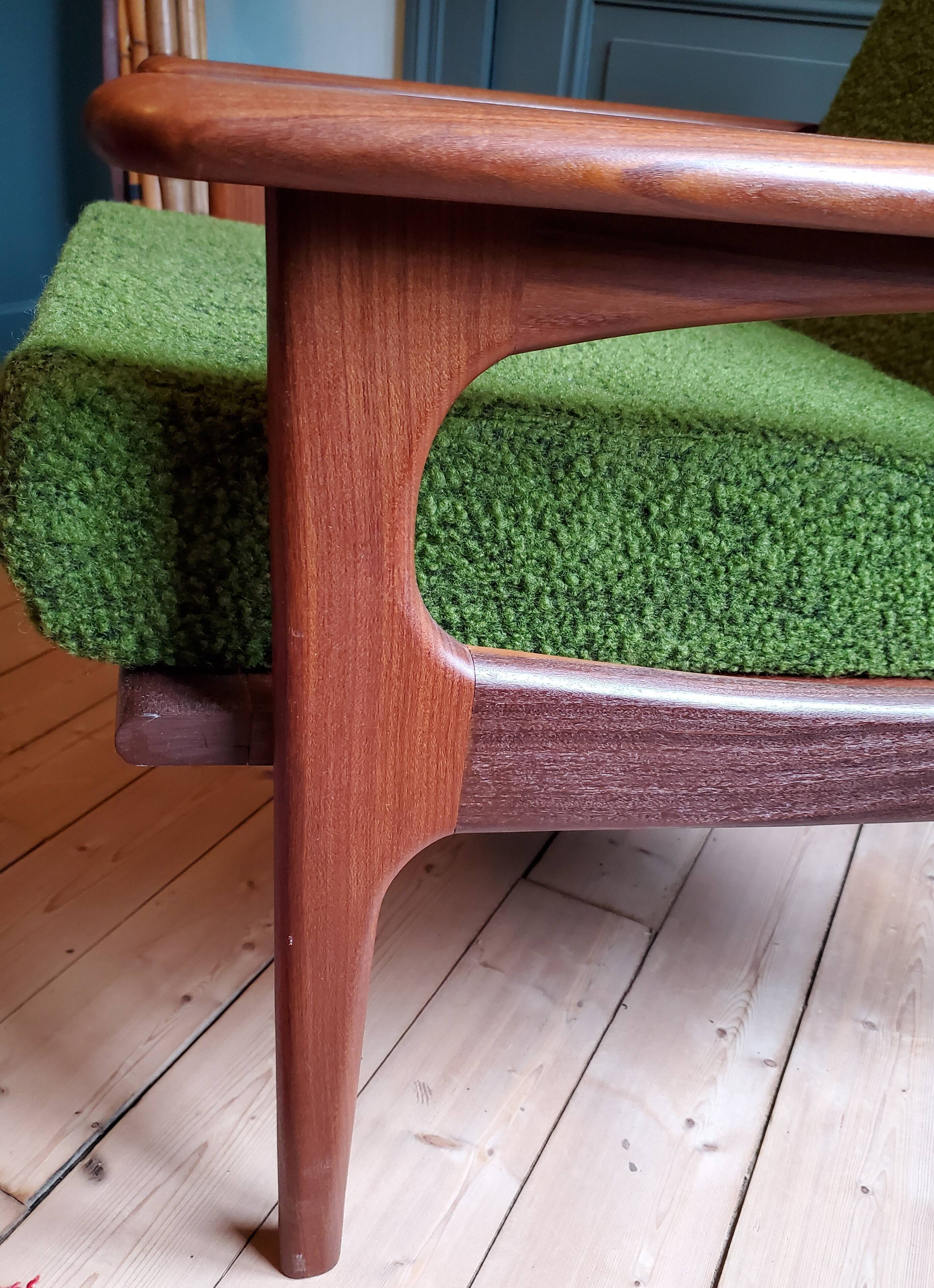 60's scandinavian teak chair