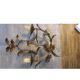 Pair of 1960s gold-tone metal wall sconces