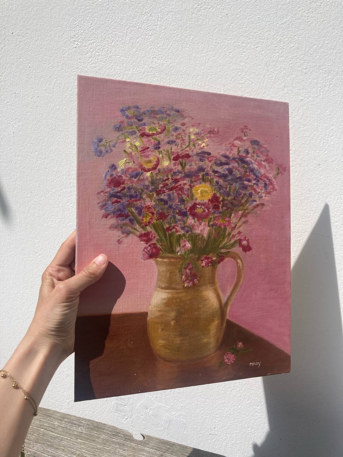 Bouquet of flowers oil painting