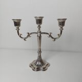 Vintage silver brass candle holder