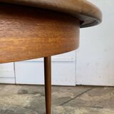 Vintage Scandinavian style teak dining table