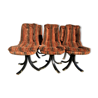Set of 6 chairs year 1980