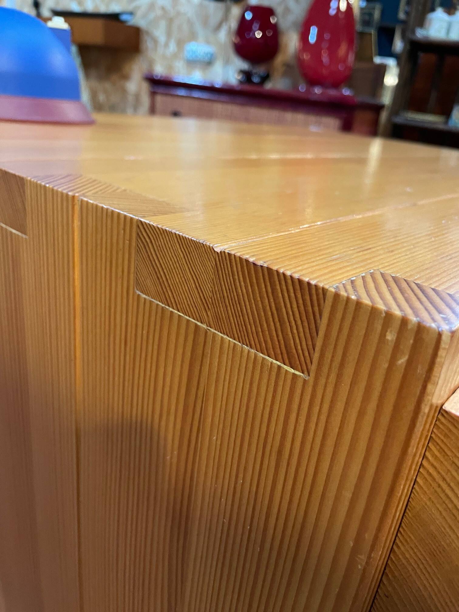Vintage pine desk by Roland Haeusler for Maison Regain