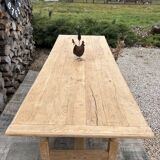 Solid oak farmhouse table 233cm