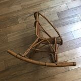 Child rattan rocking chair