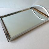 Modernist Art Deco Plateau, Mirror and Rosewood, 1930s