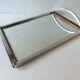 Plateau art deco moderniste miroir et palissandre années 30